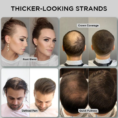 THICK FIBER Hair Building Fibers 25g – Pack of 3