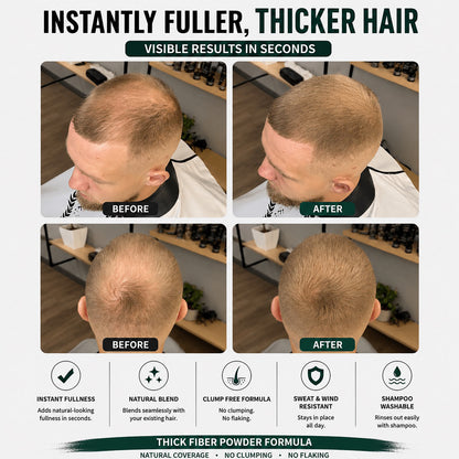 THICK FIBER Hair Building Fibers 28g – Single Bottle