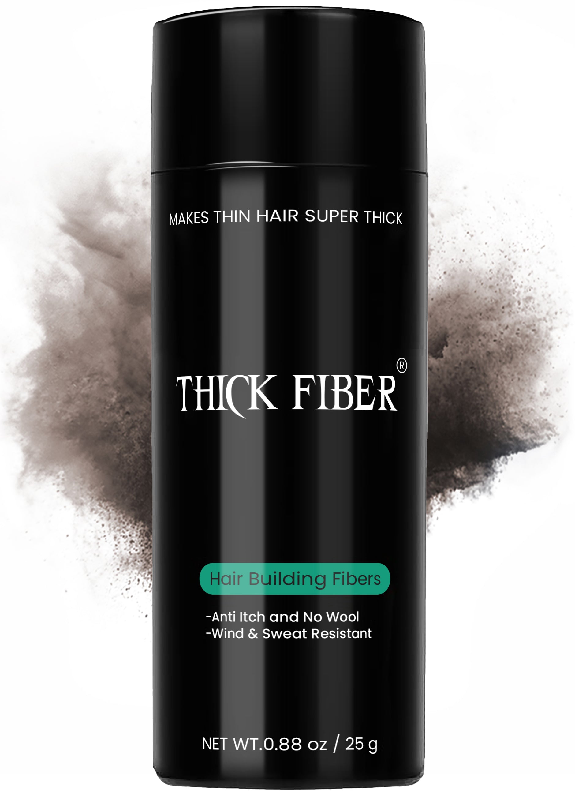 THICK FIBER Hair Building Fibers 25g – Single Bottle